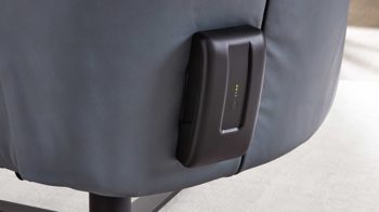 Akku Interliving aus Metall in Anthrazit Interliving Sessel Serie 4560 – Akku 092090Z anthrazitfarben