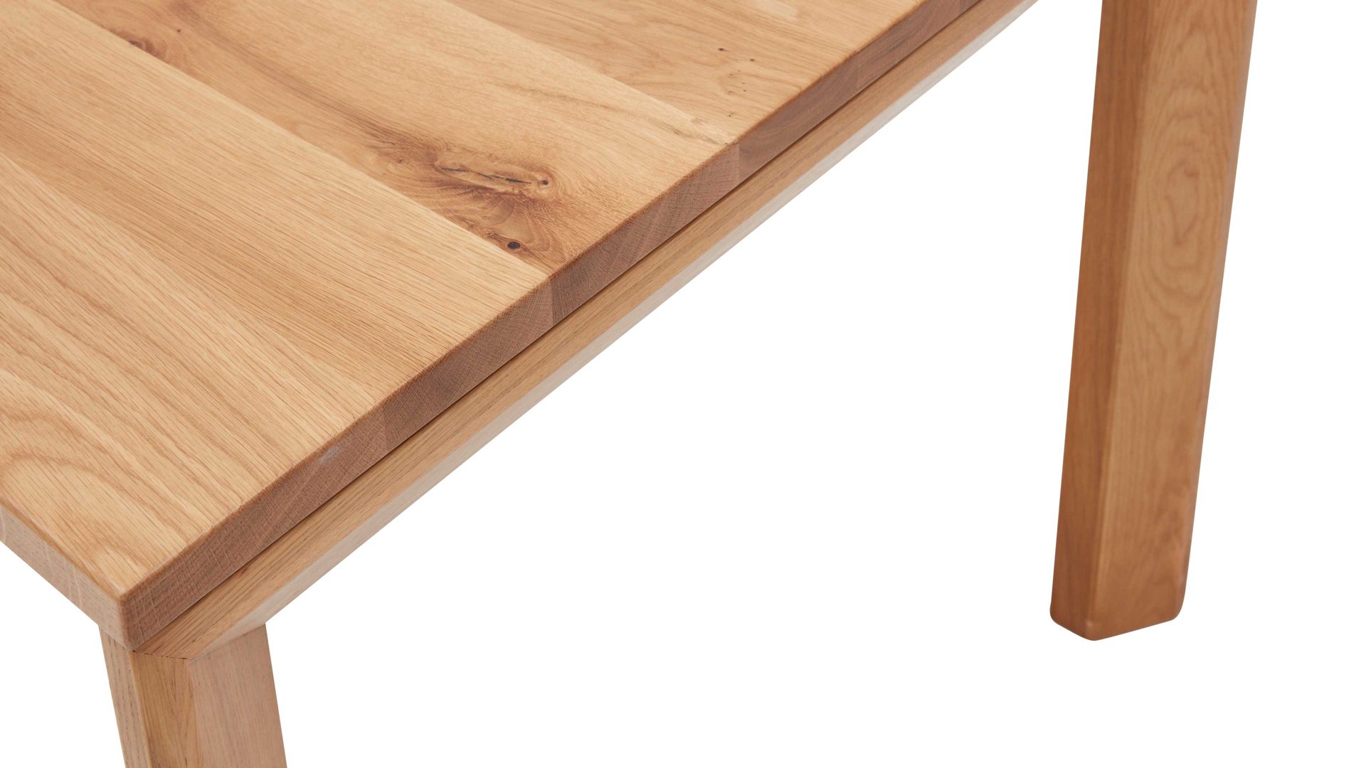 Auszugtisch Interliving aus Holz in Holzfarben Interliving Esszimmer Serie 5102 – Auszugtisch V203 Charakter-Eiche – ca. 140-240 x 90 cm