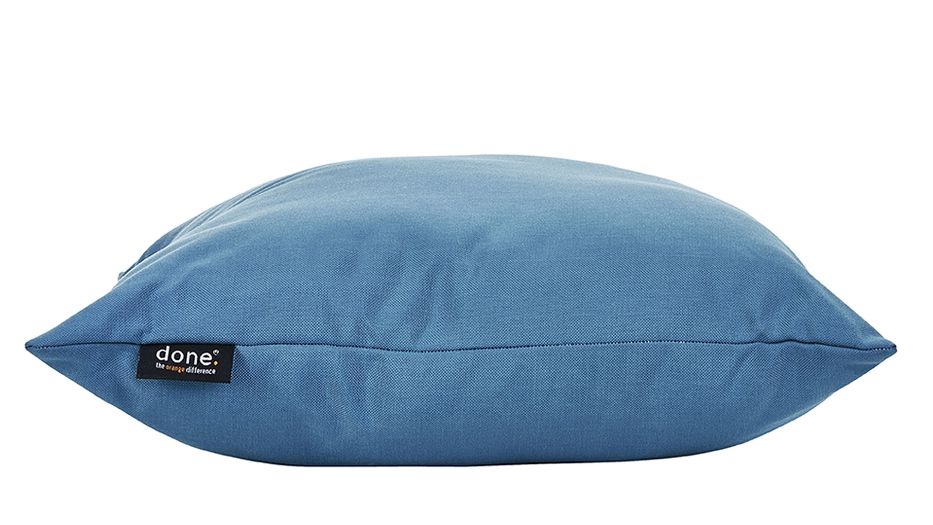 Einzelkissen Done.® aus Kunstfaser in Petrol done.® Kissen Cushion Outside petrolfarbener Olefinbezug – ca. 45 x 45 cm