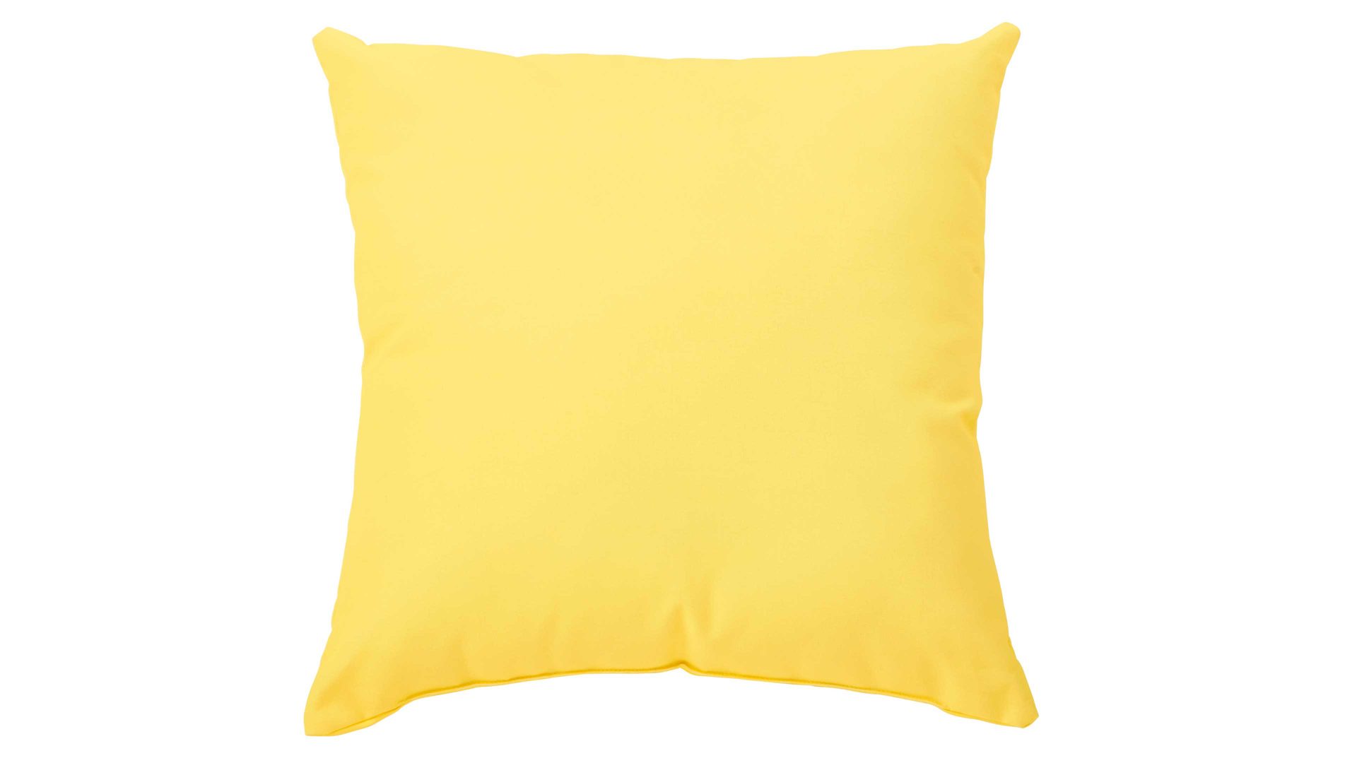 Einzelkissen Done.® aus Kunstfaser in Gelb done.® Kissen Cushion Outside lemongelber Olefinbezug – ca. 45 x 45 cm