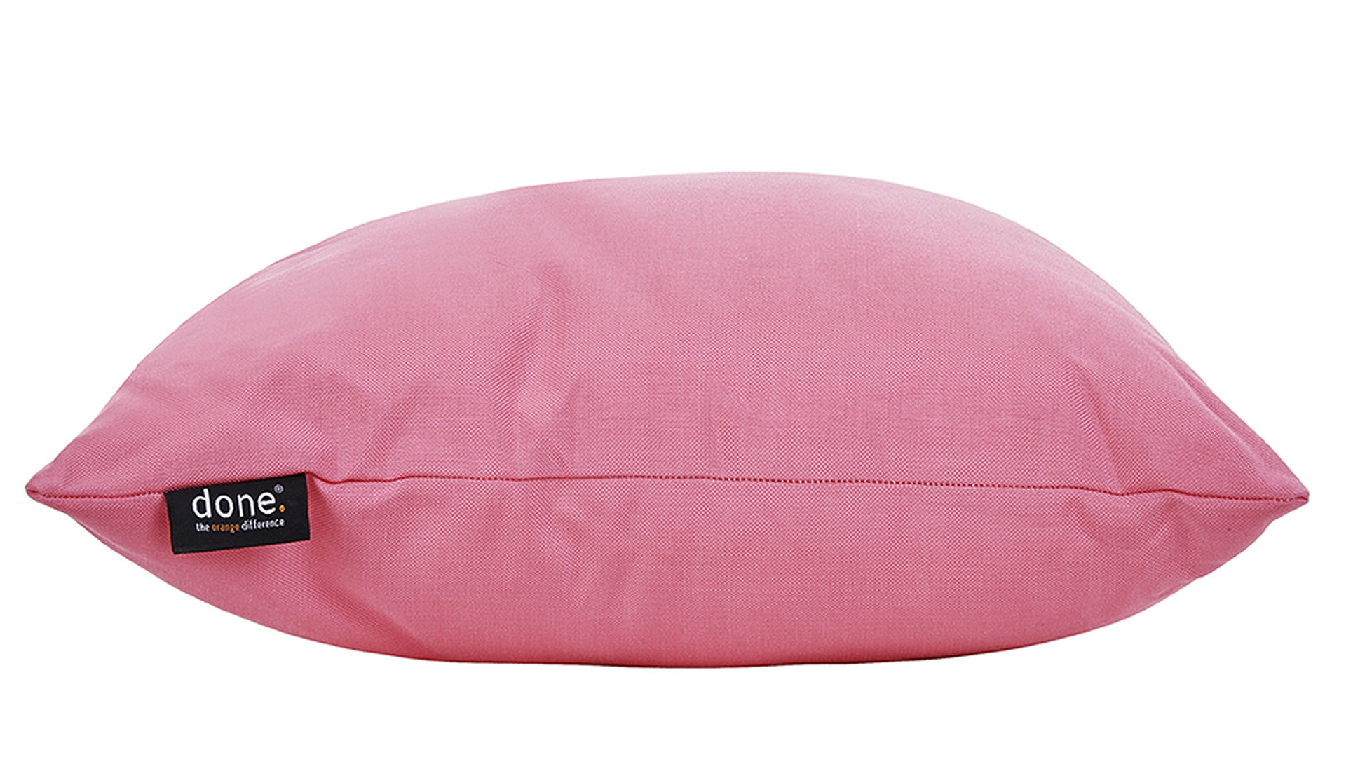 Einzelkissen Done.® aus Kunstfaser in Pink done.® Kissen Cushion Outside blossomfarbener Olefinbezug – ca. 45 x 45 cm
