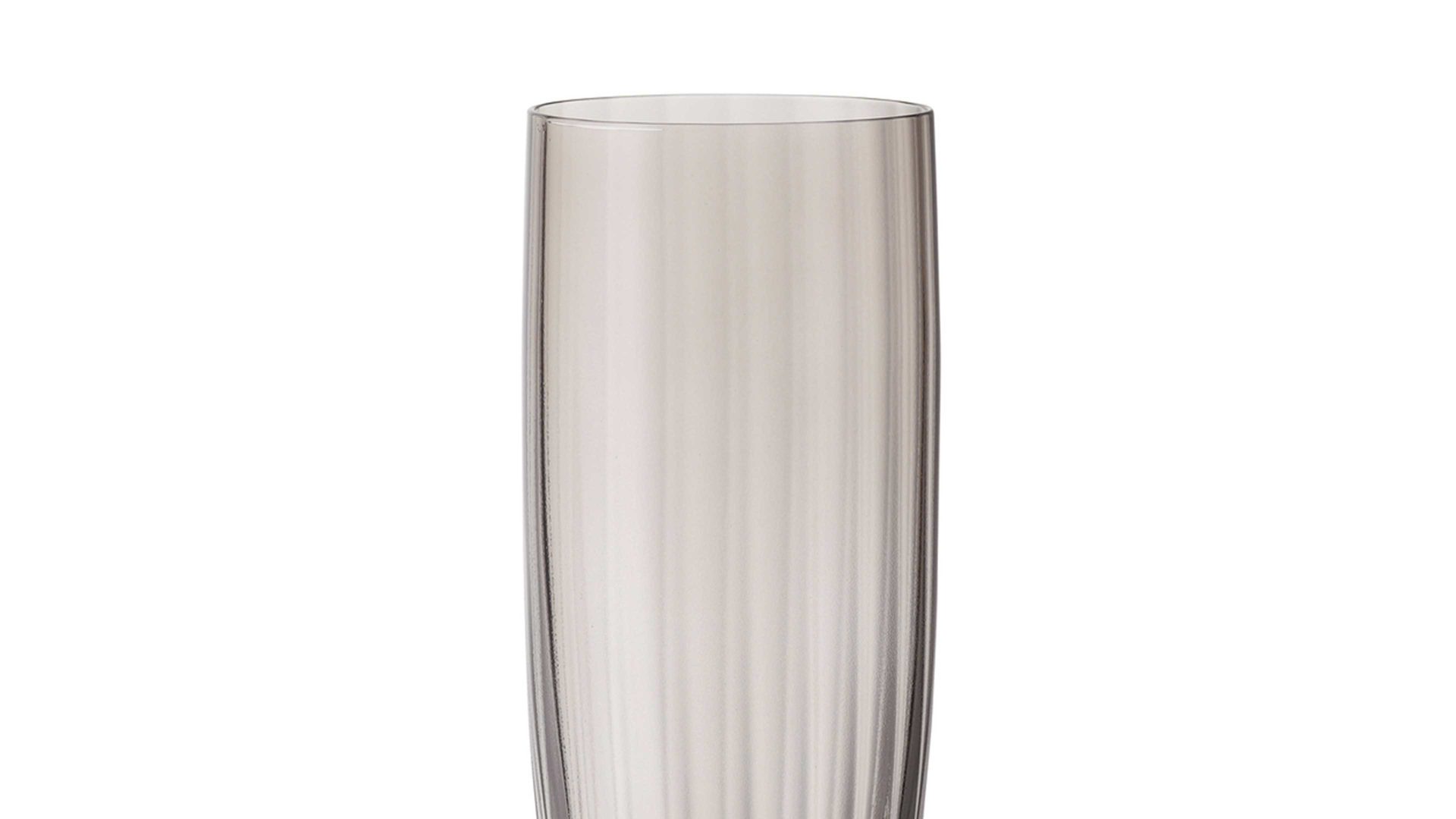 Sektglas Bohemia cristal aus Glas in Braun BOHEMIA Cristal Sektglas Georgia rauchbraunes Kristallglas - ca. 230 ml