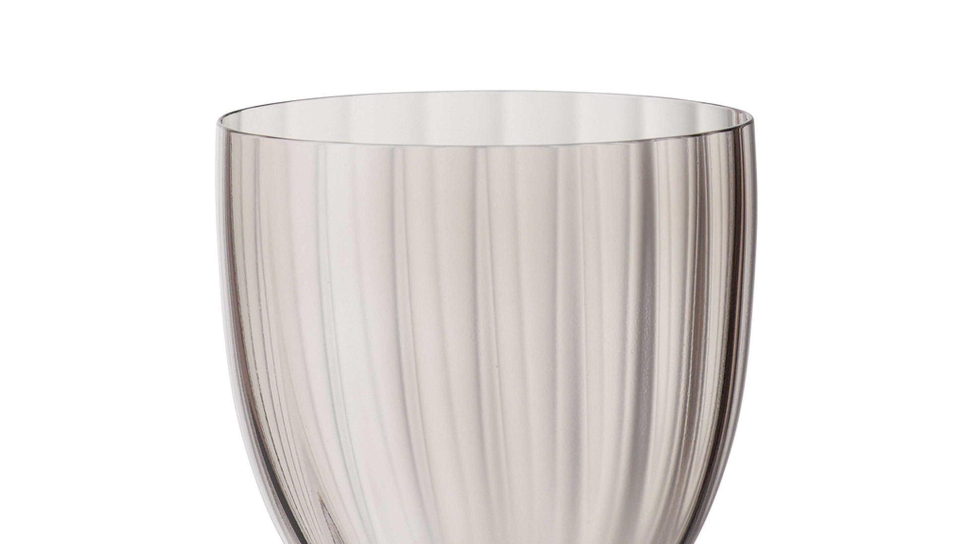 Weißweinglas Bohemia cristal aus Glas in Braun BOHEMIA Cristal Weißweinglas Georgia rauchbraunes Kristallglas - ca. 240 ml