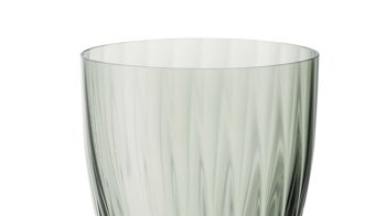 Wasserglas Bohemia cristal aus Glas in Grün BOHEMIA Cristal Wasserglas Georgia rauchgrünes Kristallglas - ca. 260 ml