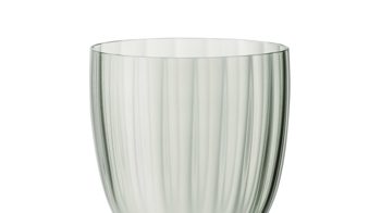 Rotweinglas Bohemia cristal aus Glas in Grün BOHEMIA Cristal Rotweinglas Georgia rauchgrünes Kristallglas - ca. 350 ml