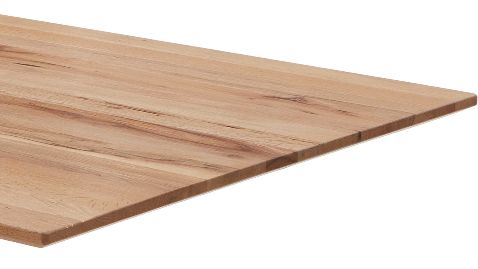 Esstisch Niehoff sitzmoebel aus Holz in Holzfarben NIEHOFF SITZMÖBEL Esstisch Windhoek Balkeneiche & Eisen - ca. 200 x 100 cm