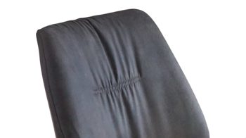 Polsterstuhl Niehoff sitzmoebel aus Mikrofaser in Grau NIEHOFF SITZMÖBEL Armlehnstuhl Windhoek anthrazitfarbene Mikrofaser Aberdeen & Eisen