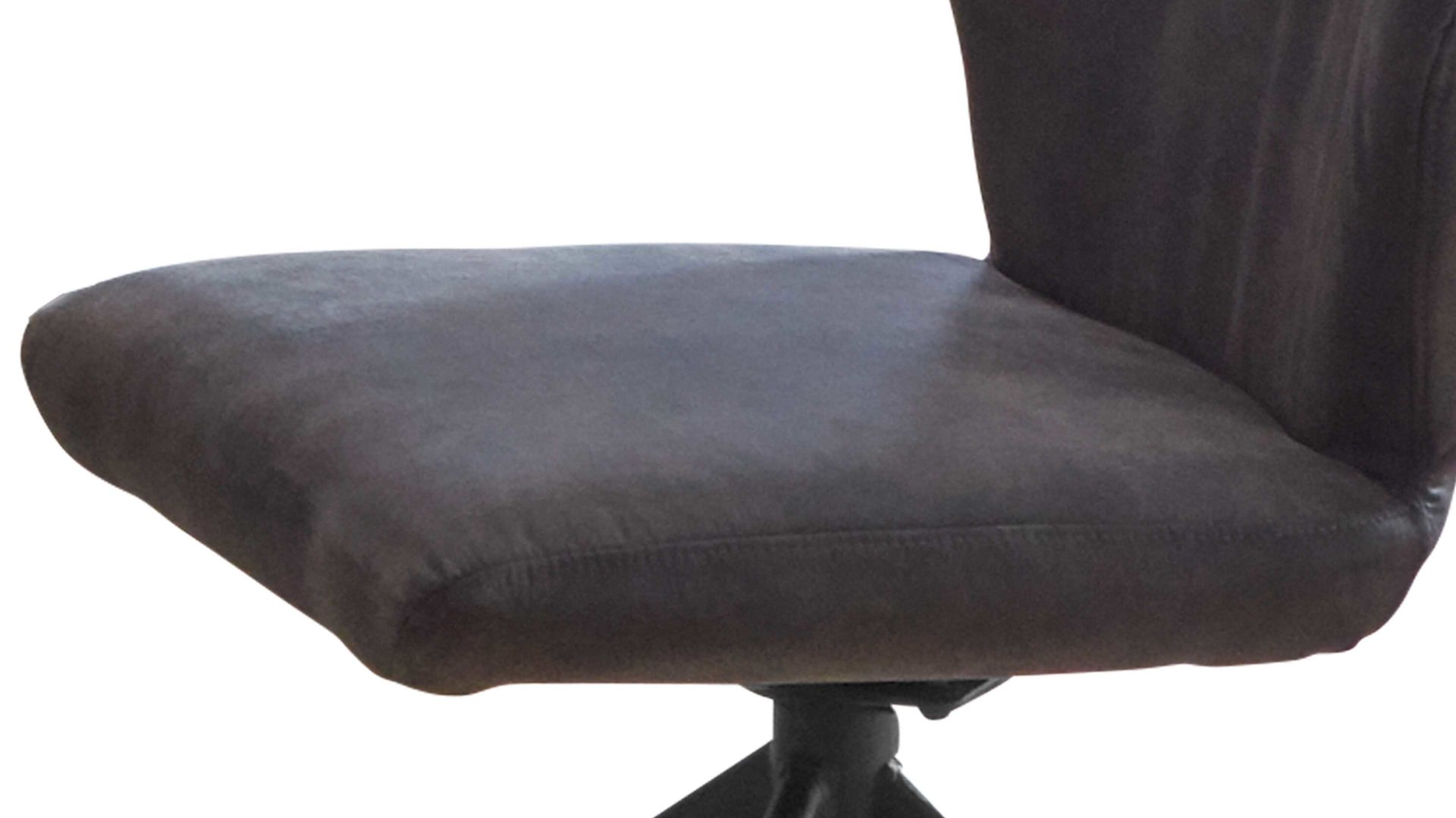 Polsterstuhl Niehoff sitzmoebel aus Mikrofaser in Grau NIEHOFF SITZMÖBEL Polsterstuhl Windhoek anthrazitfarbene Mikrofaser Aberdeen & Eisen