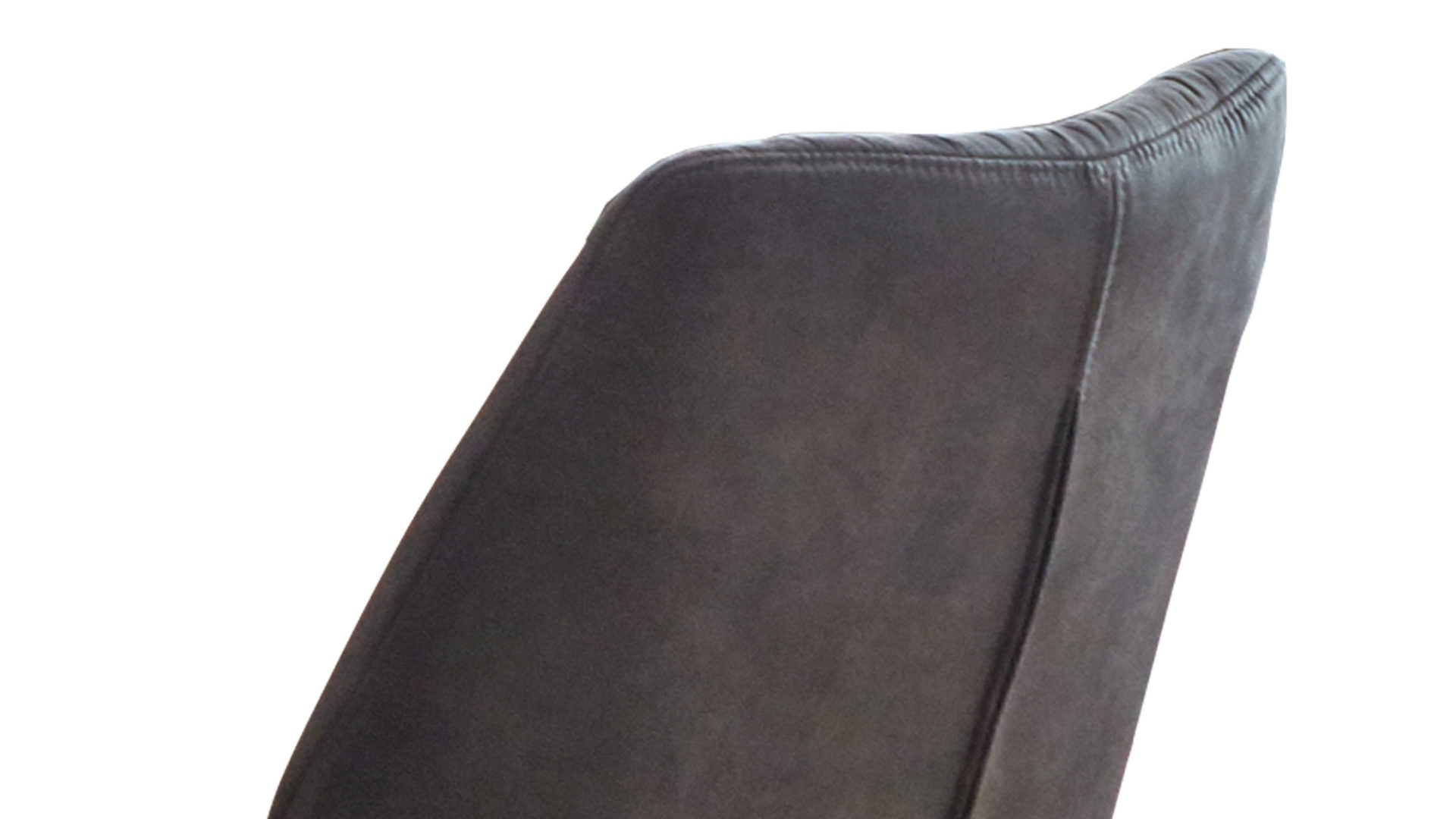 Polsterstuhl Niehoff sitzmoebel aus Mikrofaser in Grau NIEHOFF SITZMÖBEL Polsterstuhl Windhoek anthrazitfarbene Mikrofaser Aberdeen & Eisen