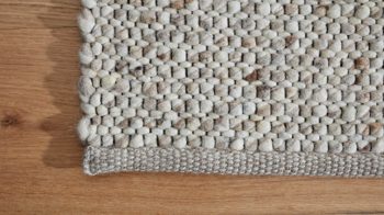 Handwebteppich Interliving aus Naturfaser in Beige Interliving Teppich Serie B-8001 Sand – ca. 65 x 130 cm