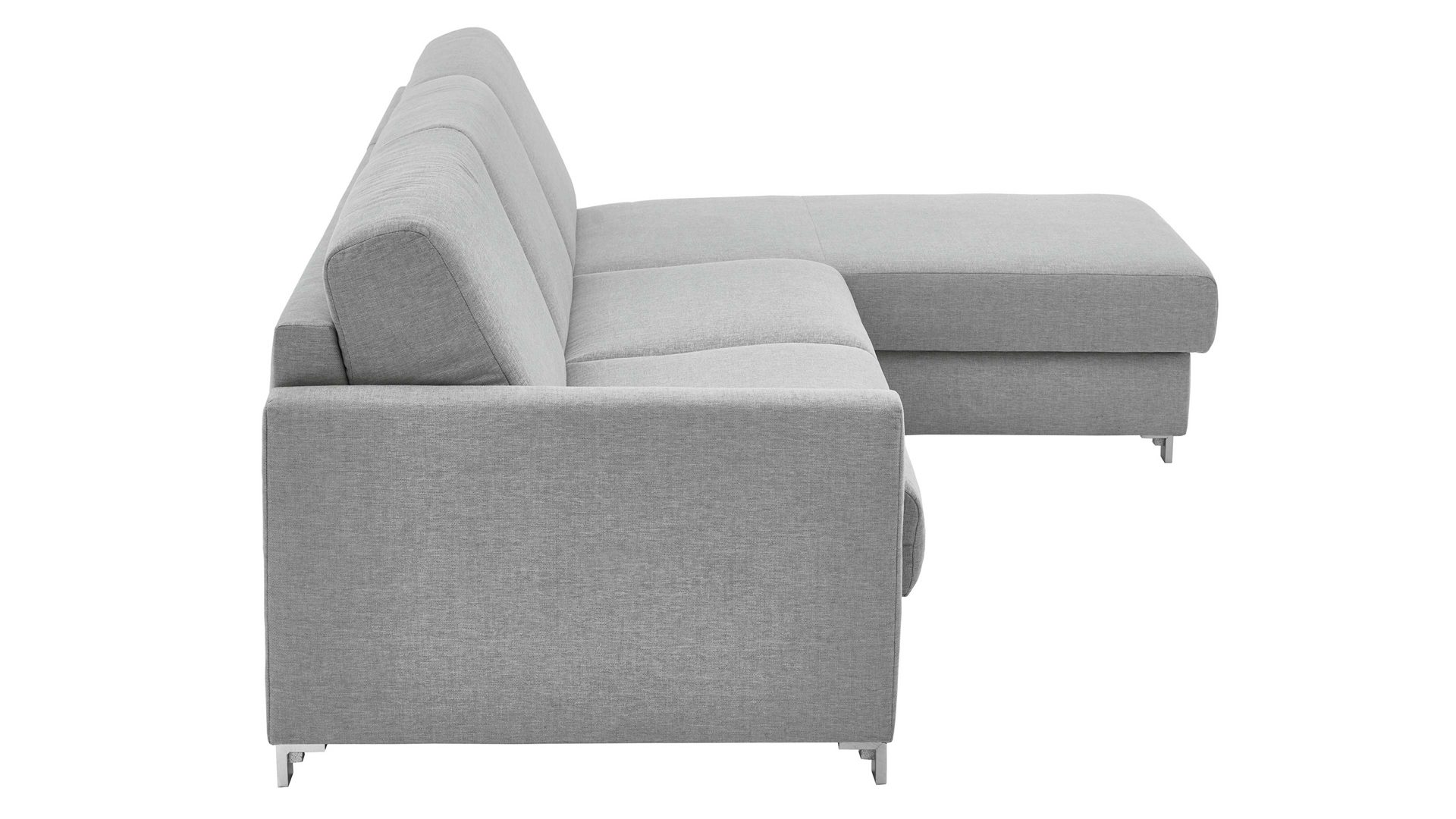 Ecksofa comfortmaster besser sitzen, liegen, leben aus Stoff in Hellblau Comfortmaster Messina - Ecksofa hellblauer Bezug 8-8001 - Stellfläche ca. 281 x 160 cm