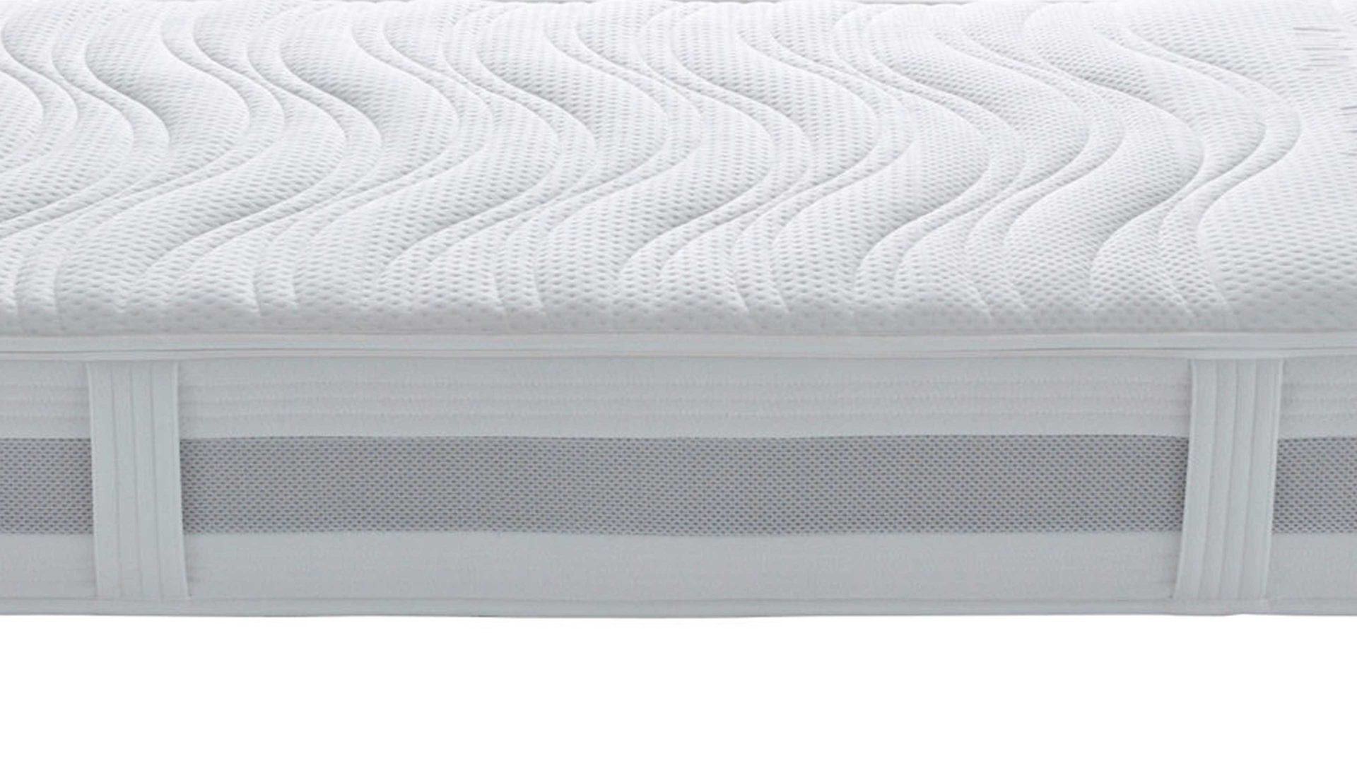 Kaltschaummatratze Interliving aus Stoff in Weiß Interliving Matratze Medikontur 1912 Kaltschaum, H2 – Liegefläche ca. 120 x 200 cm