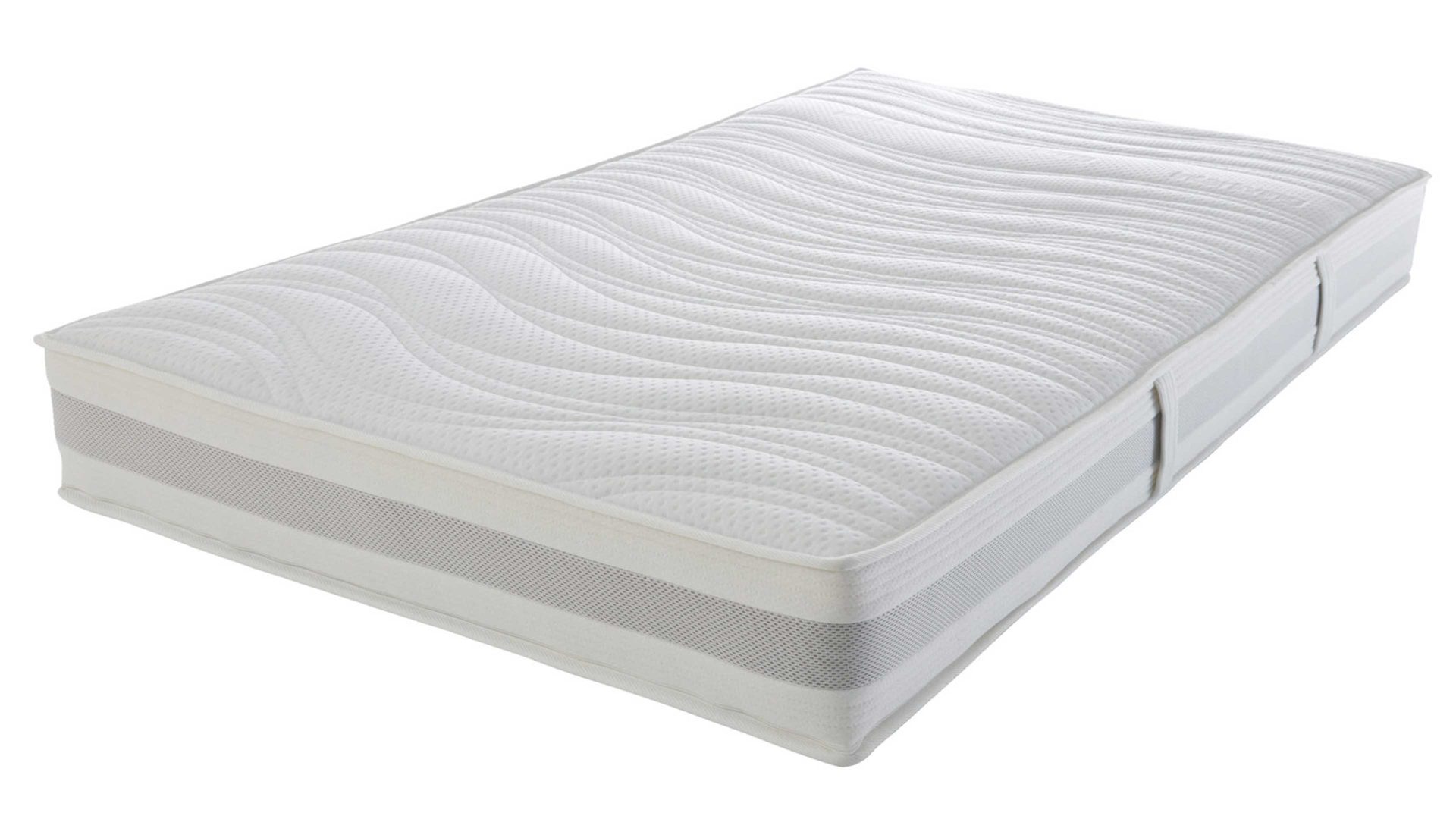 Kaltschaummatratze Interliving aus Stoff in Weiß Interliving Matratze Medikontur 1912 Kaltschaum, H2 – Liegefläche ca. 120 x 200 cm