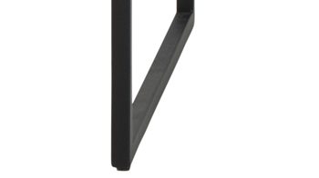 Schreibtisch Actona group aus Holz in Holzfarben Schreibtisch Seaford im Industrielook bzw. PC-Tisch Wildeiche & Schwarz – ca. 110 x 45 cm