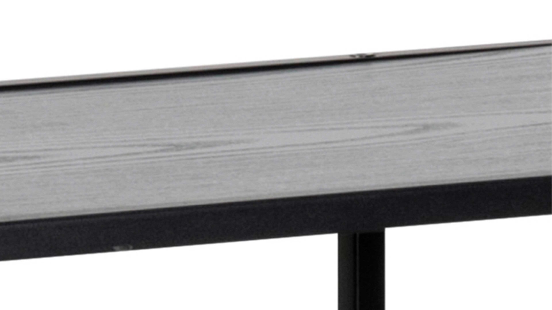 Regal Actona group aus Holz in Schwarz Regal Seaford  im Industrielook bzw. Bücherregal schwarze Esche – ca. 77 x 114 cm