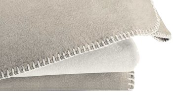 Wohndecke Biederlack® aus Stoff in Beige JOOP! Wohndecke Uni Doubleface Sand & Pergament – ca. 150 x 200 cm