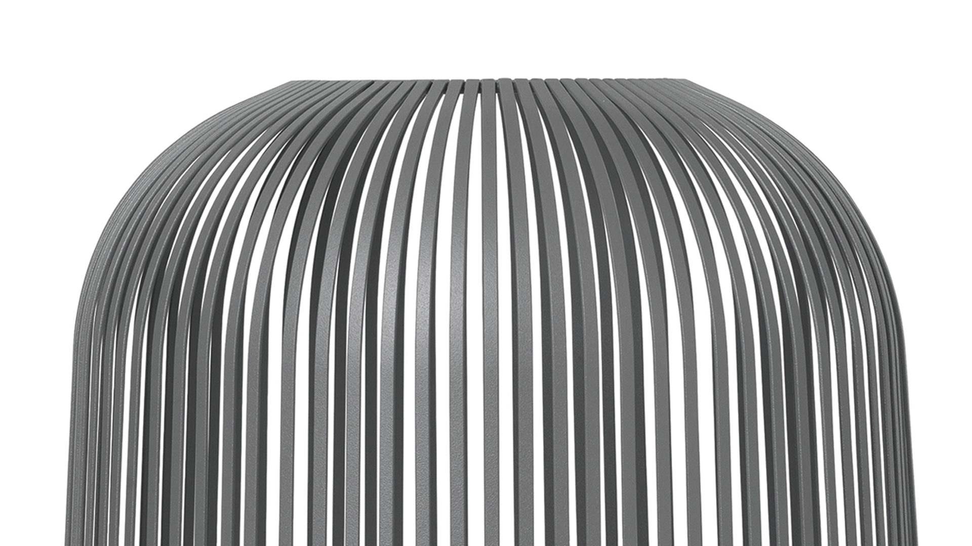 Windlicht Blomus aus Metall in Grau blomus Laterne Lito Stahlgrau – Höhe ca. 45 cm