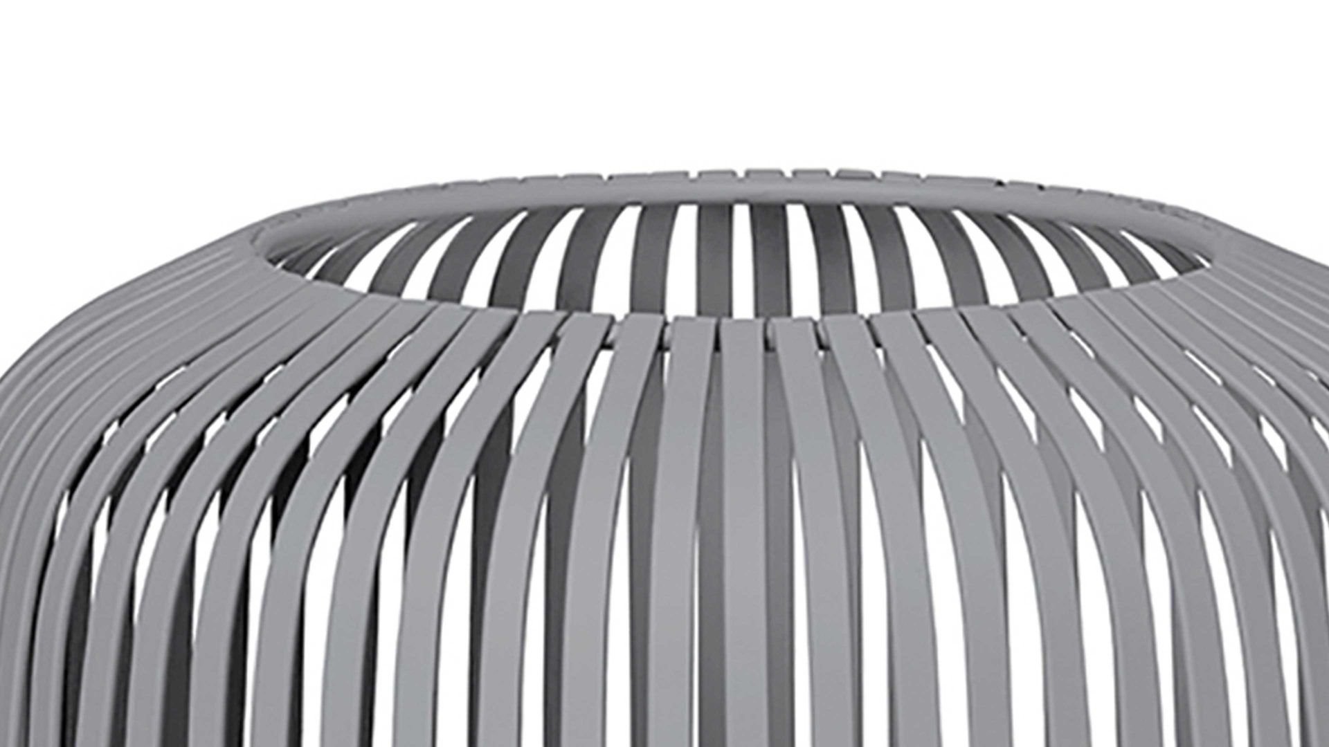 Windlicht Blomus aus Metall in Grau blomus Laterne Lito Stahlgrau – Höhe ca. 10 cm