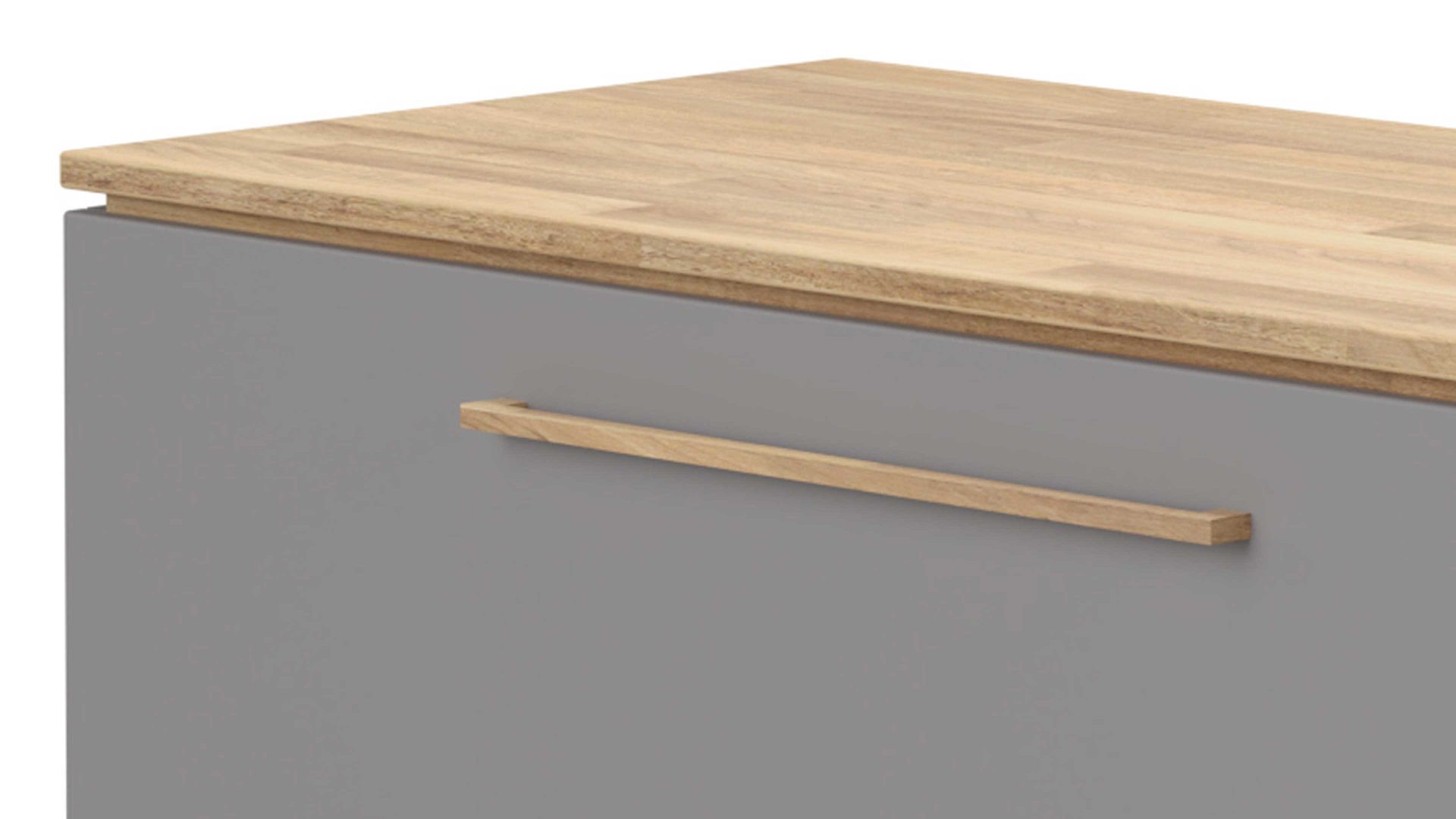 Schubladenkommode Paidi aus Holz in Grau PAIDI Schubladenkommode Sten Eiche & Schiefergrau – zwei Schubladen