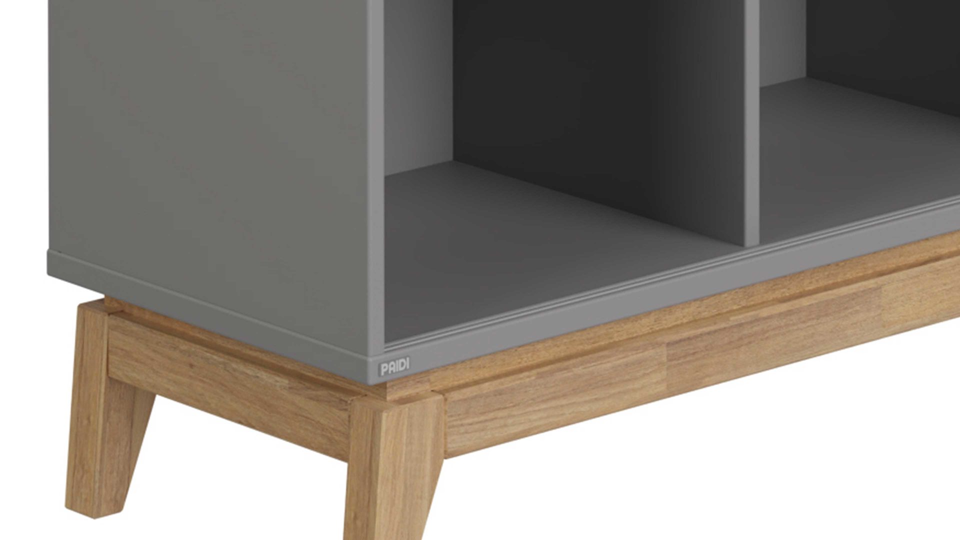 Sideboard Paidi aus Holz in Grau PAIDI Sideboard Sten Eiche & Schiefergrau – zwei Schiebetüren