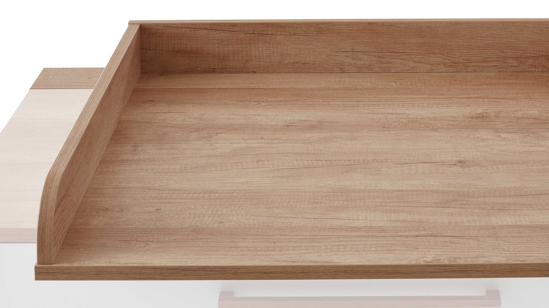 Wickelaufsatz Paidi aus Holz in Holzfarben PAIDI Babyzimmerprogramm Oscar - Wickelaufsatz Nebraska Eiche