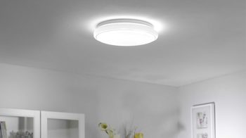 Deckenleuchte Just light. (leuchtendirekt) aus Kunststoff in Weiß JUST LIGHT. Deckenlampe Jupiter Sternenhimmeloptik – Durchmesser ca. 59 cm