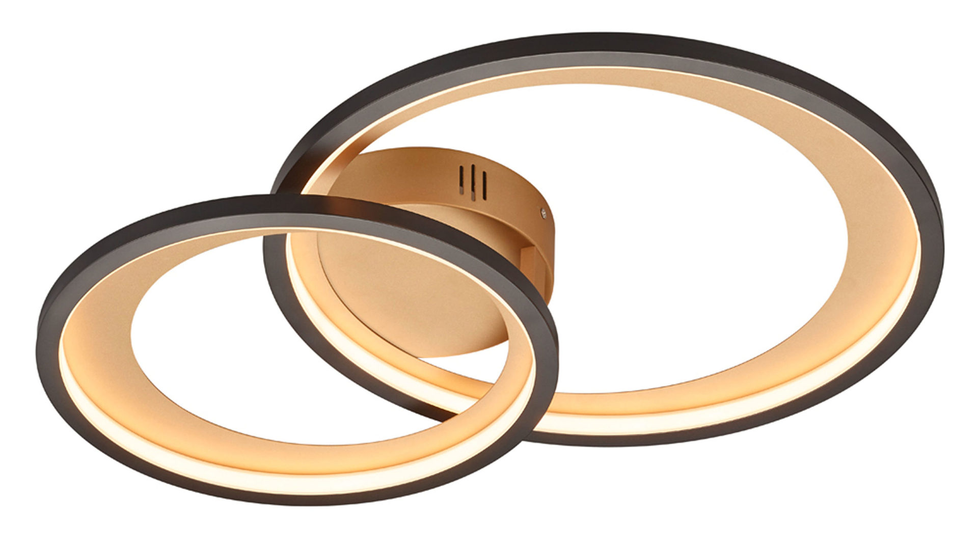 Deckenleuchte Trio lighting for you aus Metall in Schwarz TRIO Lampenserie Granada - Deckenlampe mattschwarzes Metall – ca. 85 x 60 cm