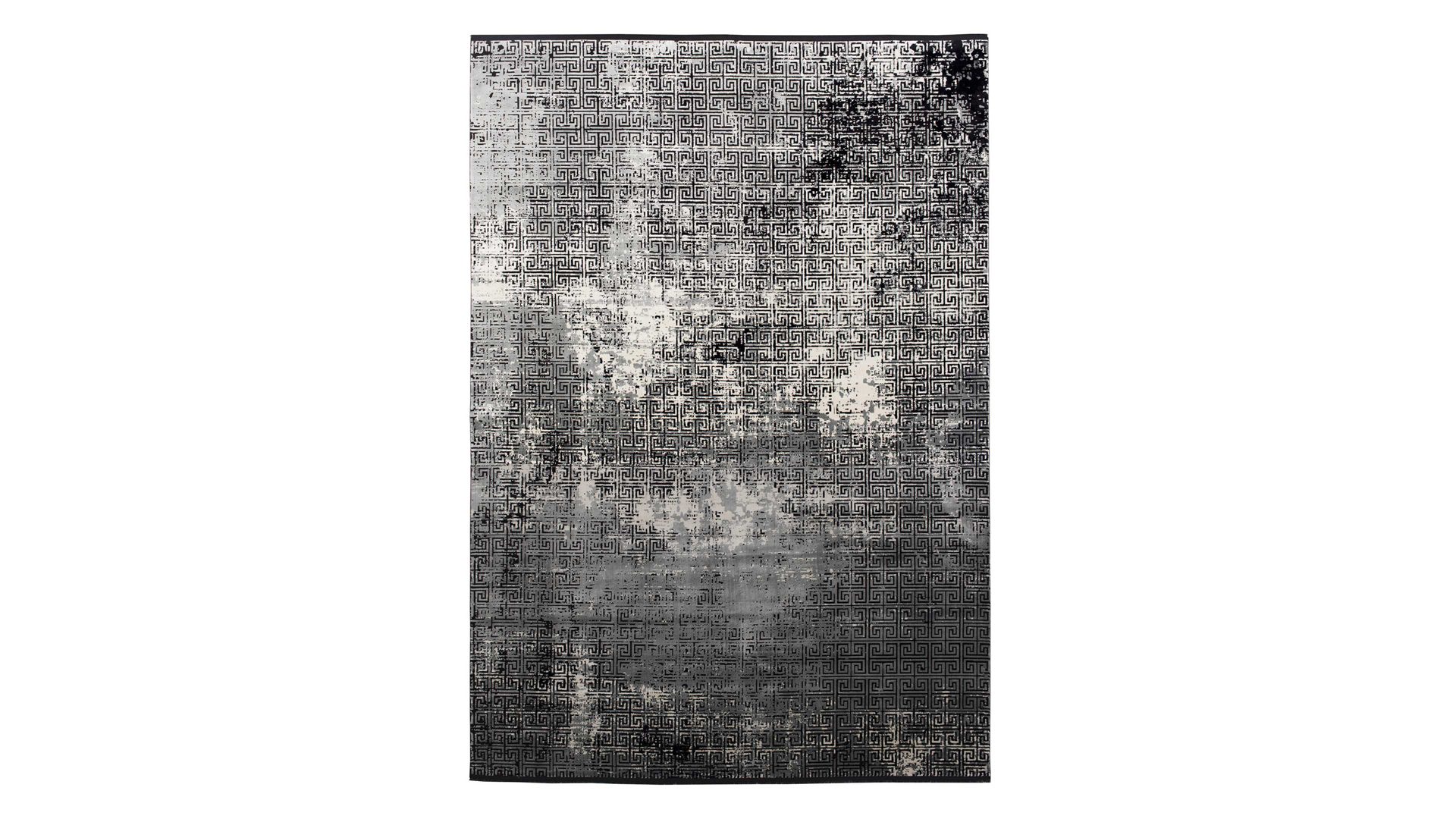 Handwebteppich Interliving aus Mischgewebe in Schwarz Interliving Teppich Serie L-8620 Mischgewebe - ca. 240 x 340 cm
