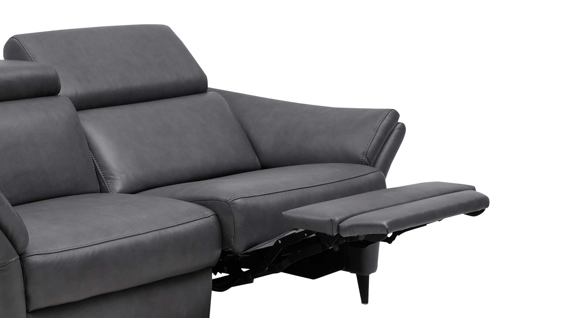 Mehrpreis Interliving aus Metall in Transparent Interliving Sofa Serie 4055 - WallAway zweimotorige Relaxfunktion