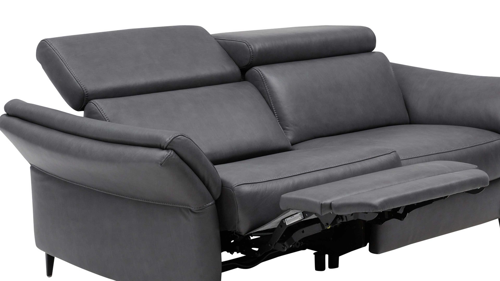 Mehrpreis Interliving aus Metall in Transparent Interliving Sofa Serie 4055 - WallAway WAH2 zweimotorige Relaxfunktion