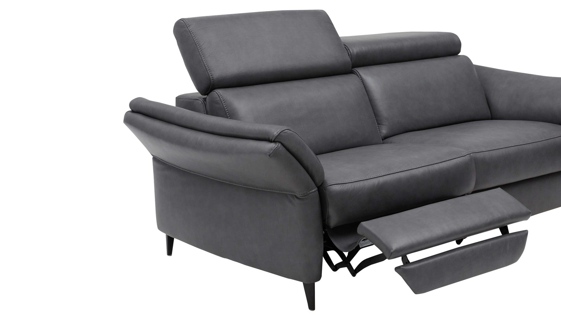Mehrpreis Interliving aus Metall in Transparent Interliving Sofa Serie 4055 - WallAway einmotorige Relaxfunktion