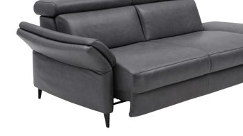 Mehrpreis Interliving aus Metall in Transparent Interliving Sofa Serie 4055 - Sitzvorzug motorische Verstellung