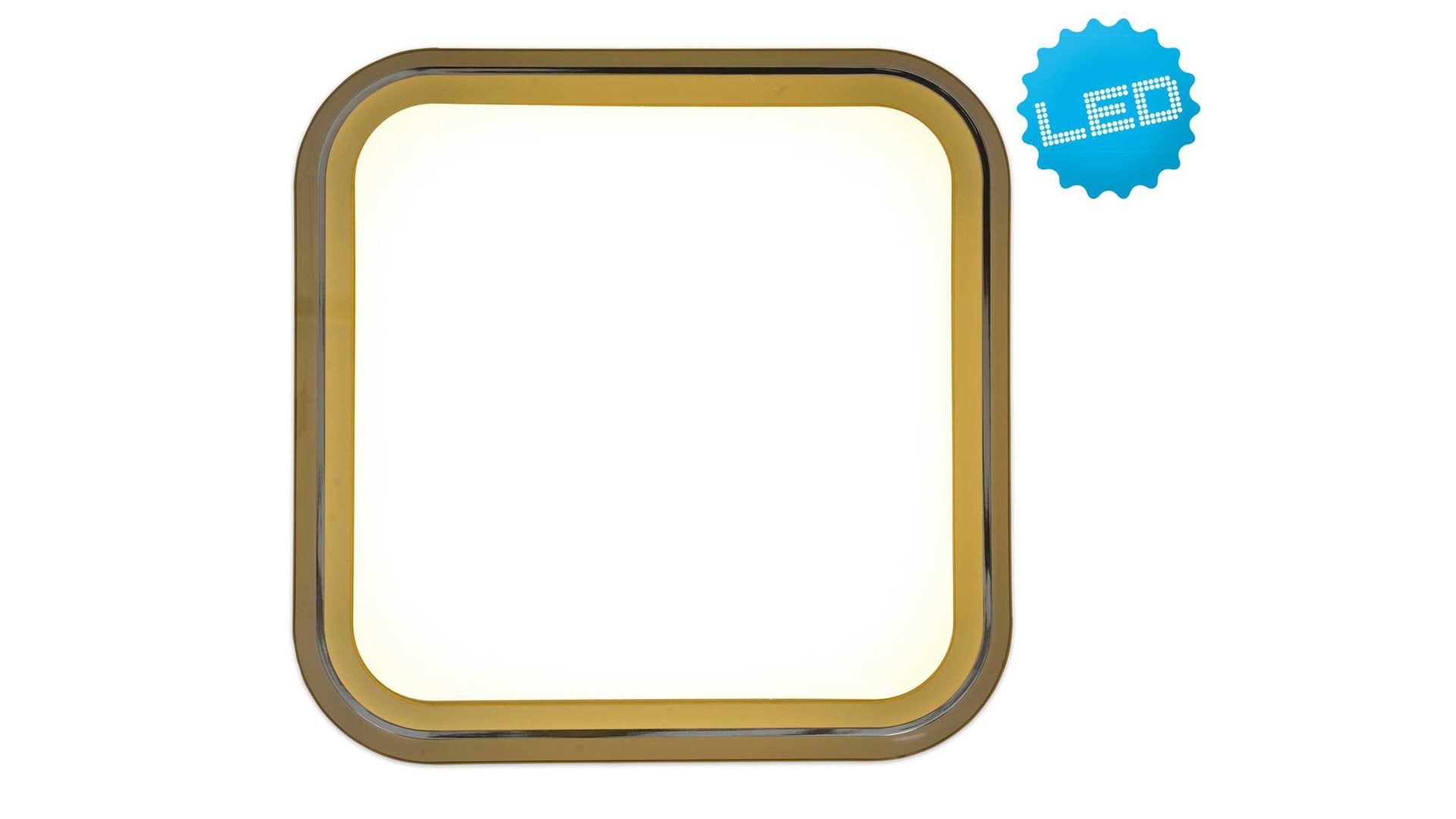 Deckenleuchte Näve aus Kunststoff in Grau näve LED-Deckenleuchte Lucky grauer Kunststoff – ca. 33 x 33 cm