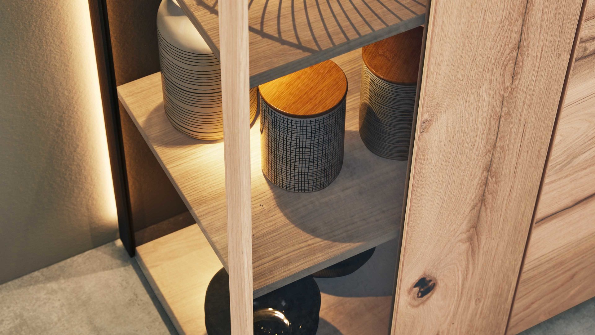 LED-Beleuchtung Interliving aus Kunststoff in Weiß Interliving Esszimmer Serie 5604 - Beleuchtungs-Set V791-0001 2,4 Watt - für Fachböden