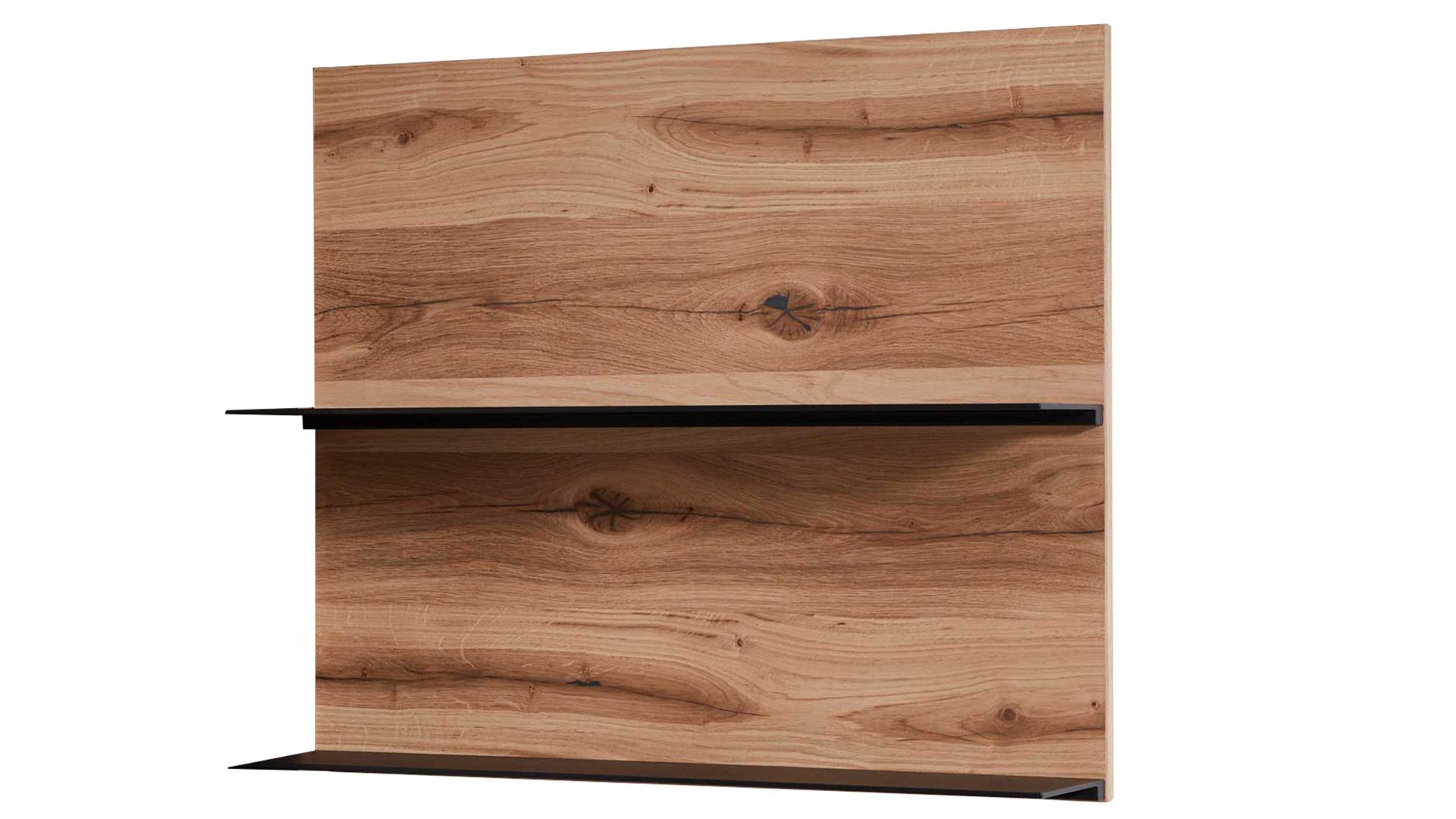 Paneel Interliving aus Holz in Holzfarben Interliving Esszimmer Serie 5604 - Paneel Eiche rustico & Anthrazit - rechts, Breite ca. 80 cm