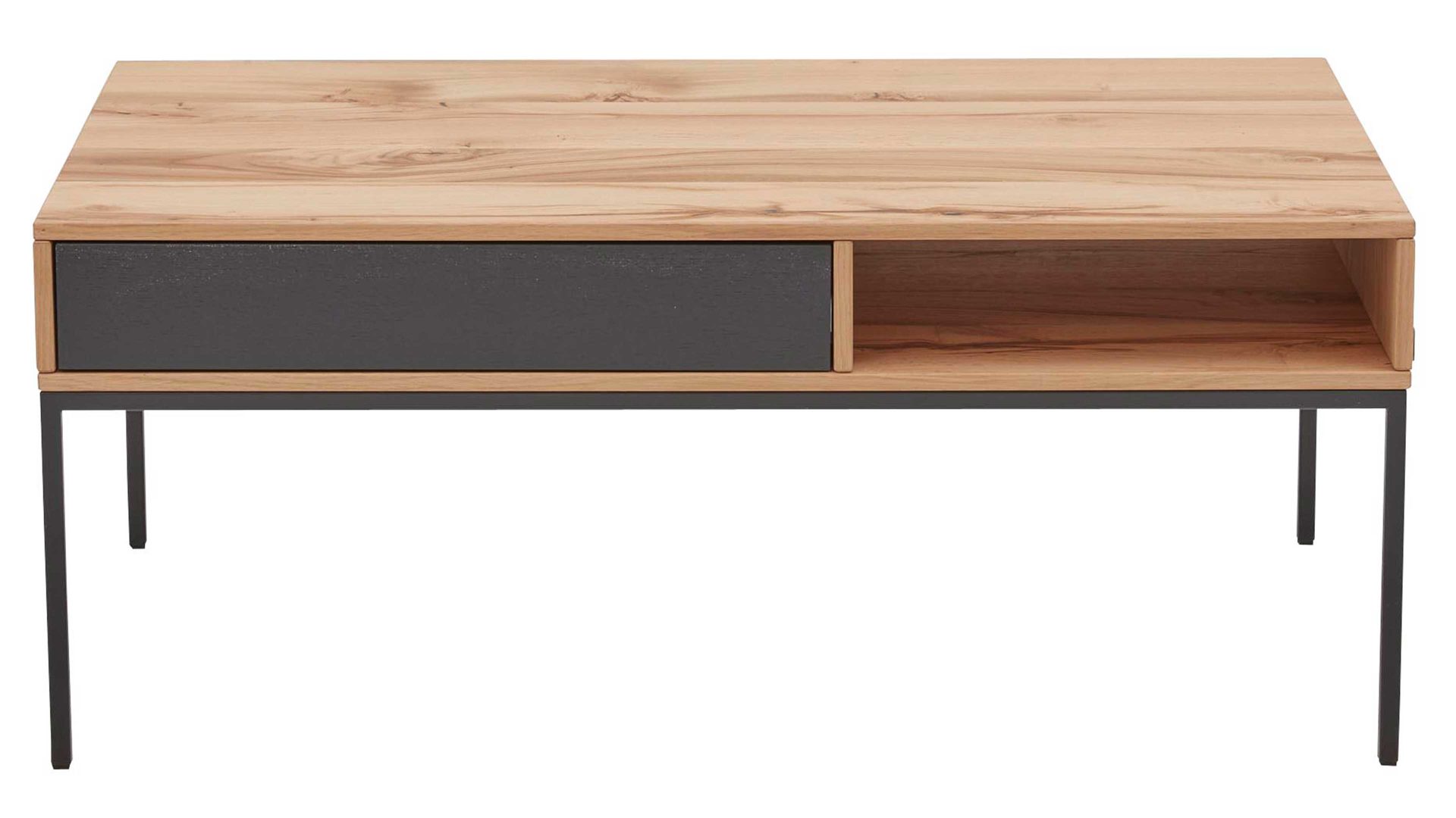 Couchtisch Interliving aus Holz in Holzfarben Interliving Esszimmer Serie 5604 - Couchtisch V466-0308A Eiche rustico & Anthrazit - ca. 100 x 60 cm