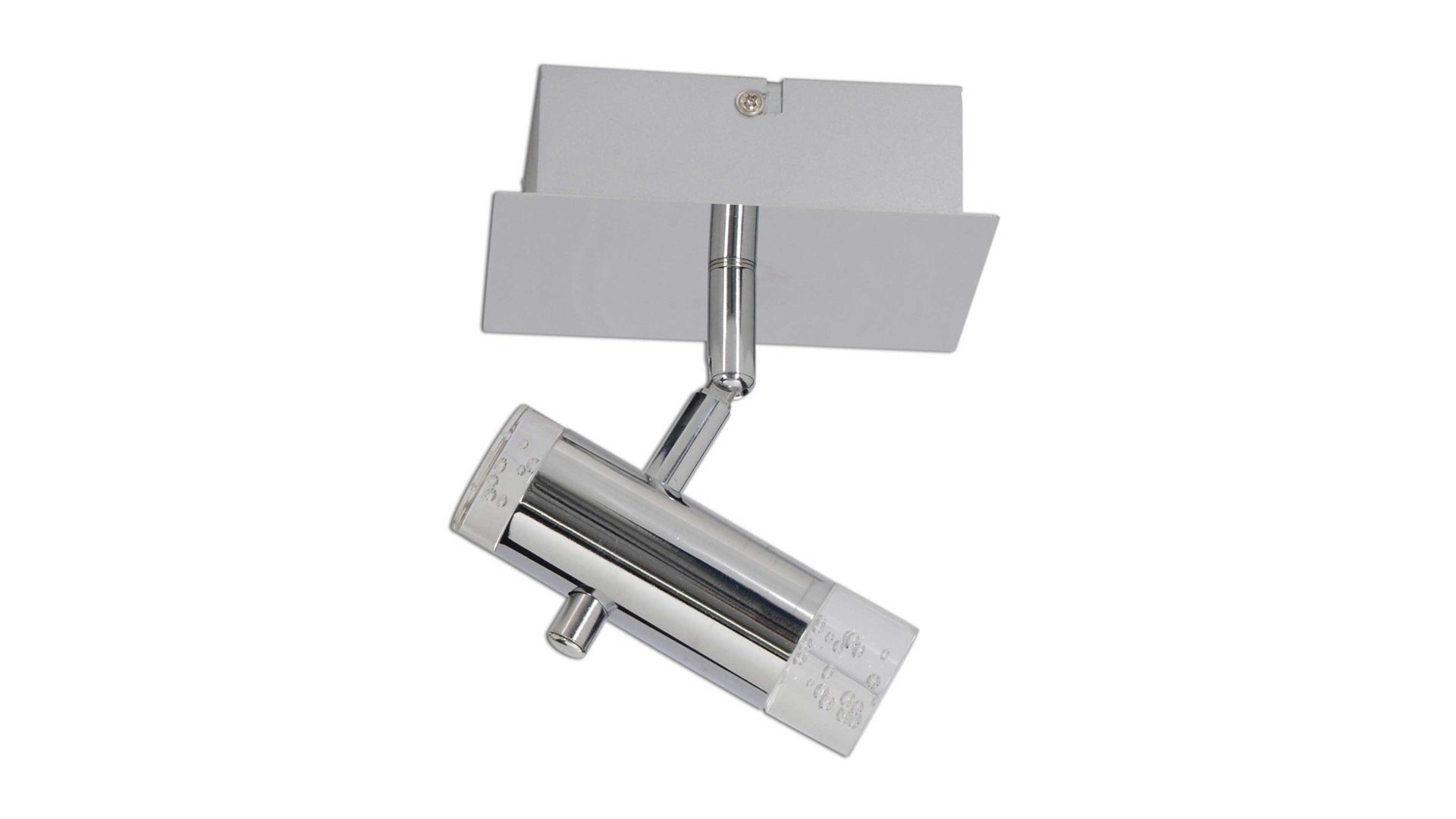 Strahler / Spot Näve aus Kunststoff in Metallfarben näve LED- Wand- und Deckenspot Garda Chrom & Acryl – ein Spot