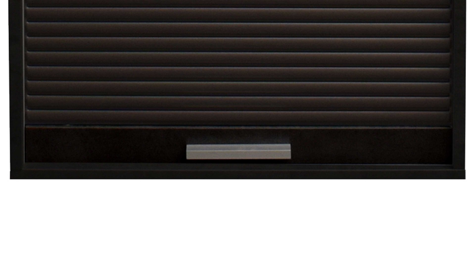 Jalousieschrank Mäusbacher aus Holz in Schwarz Jalousieschrank Schwarzstahl & Graphit - Höhe ca. 192 cm