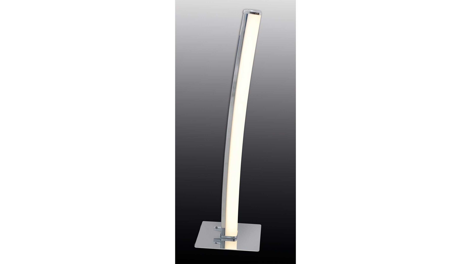 Tischleuchte Näve aus Metall in Metallfarben näve LED-Tischlampe Rip Chrom & Acryl – Höhe ca. 50 cm