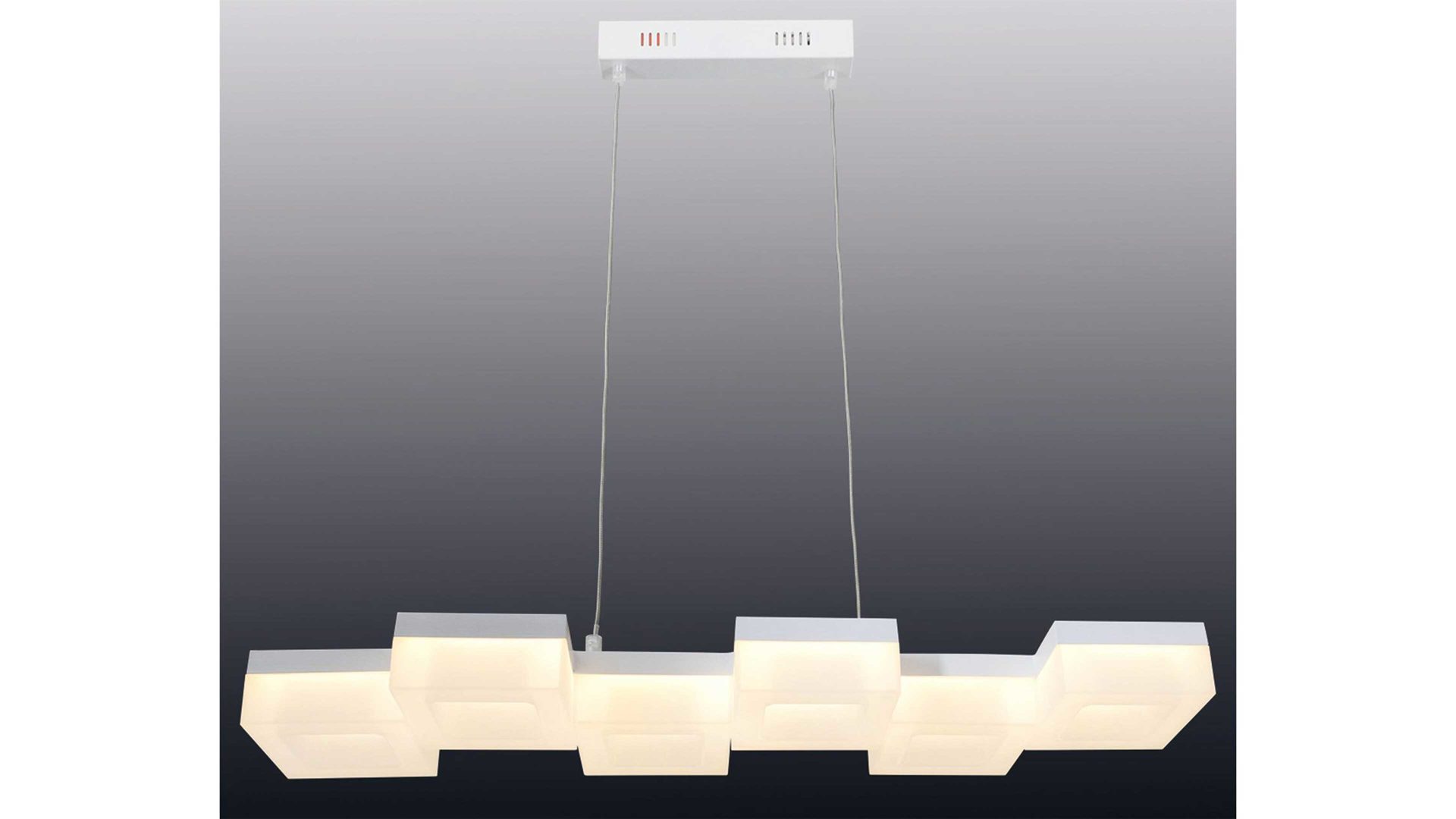 Pendelleuchte Näve aus Metall in Weiß näve LED-Hängelampe Moggi Metall & Acryl – Länge ca. 75 cm