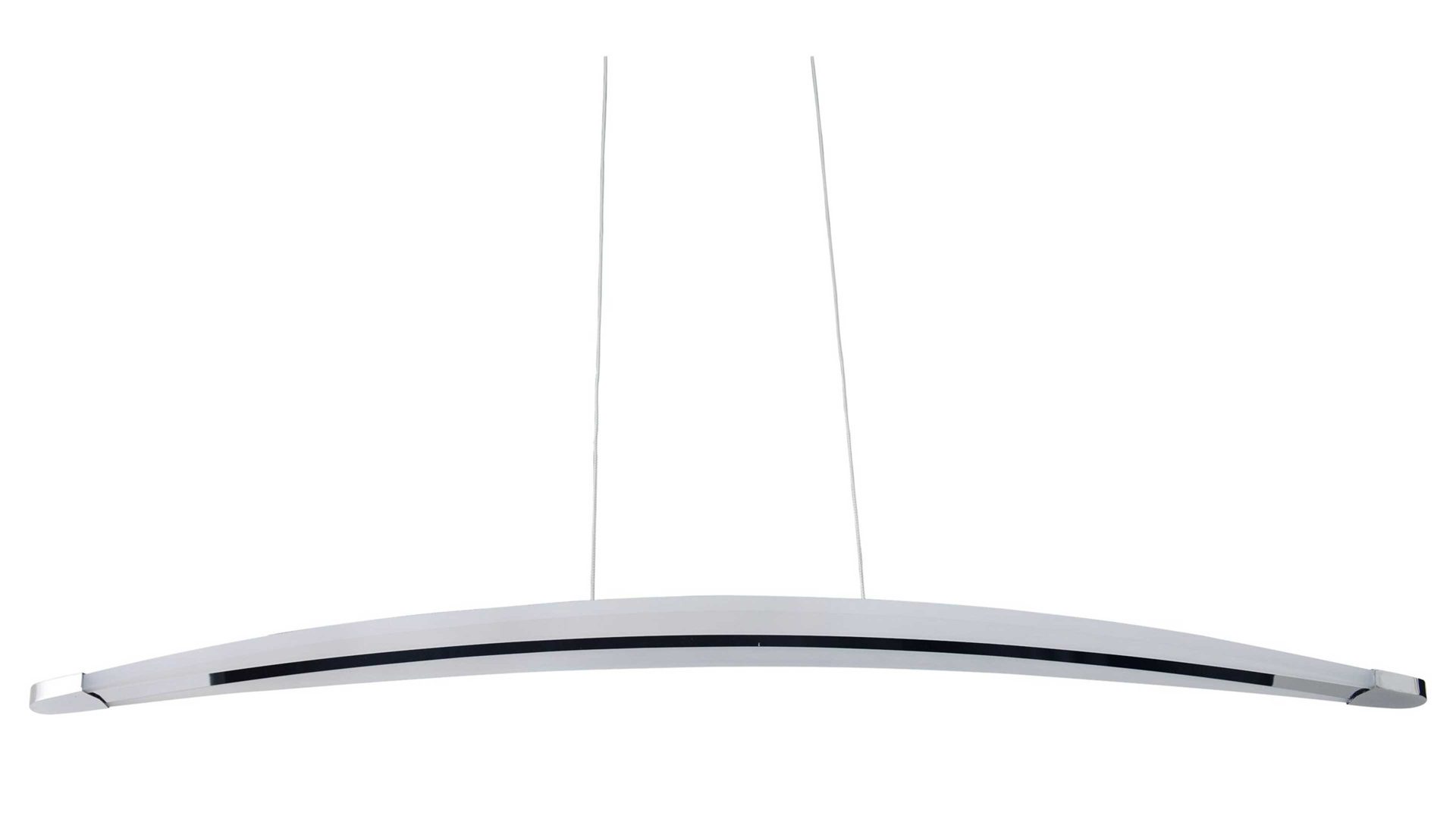 Pendelleuchte Näve aus Metall in Metallfarben näve LED-Hängelampe Bowie Chrom & Acryl – Länge ca. 100 cm