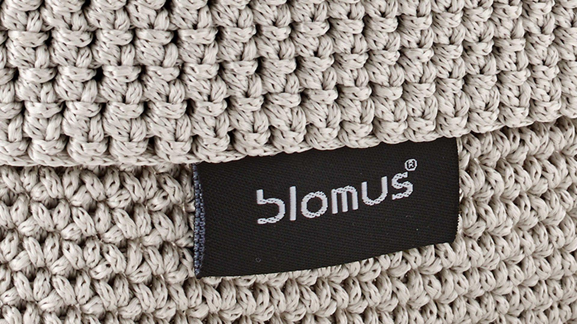 Korb Blomus aus Kunstfaser in Beige blomus Häkelkorb Tela Sand – ca. 10 x 16 cm