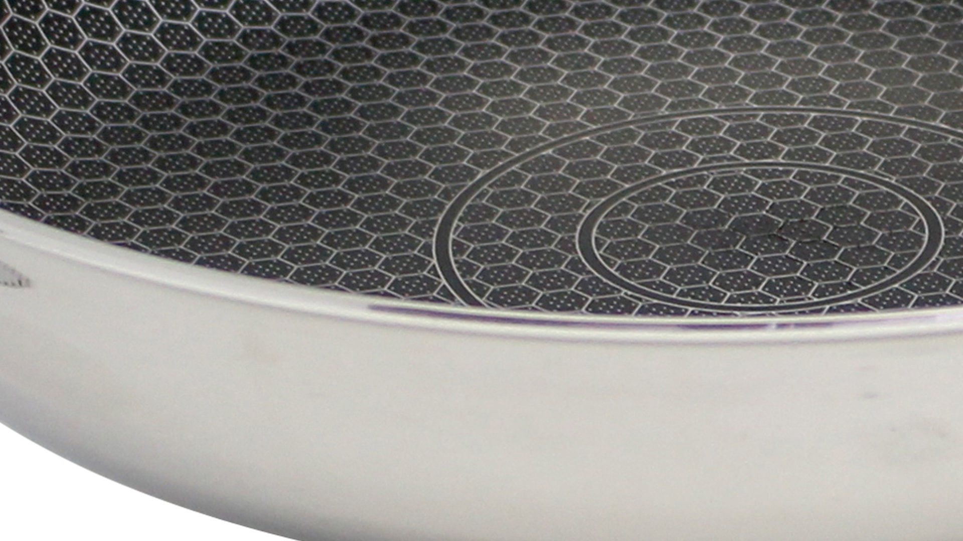 Bratpfanne Elo® aus Metall in Metallfarben ELO® Pfanne Relief Edelstahl – Durchmesser ca. 28 cm