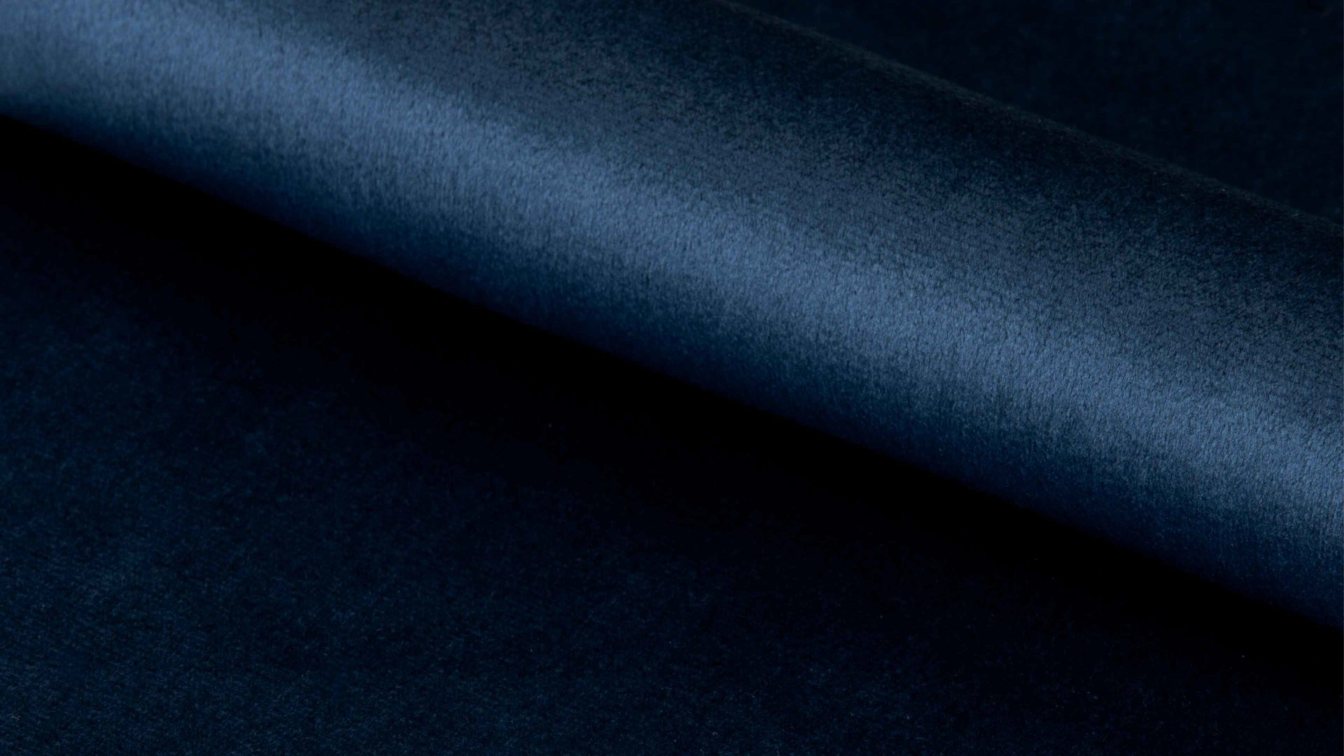 Vierfußstuhl Actona group aus Stoff in Dunkelblau Polsterstuhl Louise dunkelblauer Bezug Dublin 49