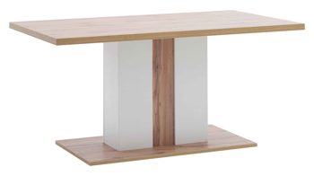 Esstisch Mca direkt aus Holz in Holzfarben Wohnprogramm Cali - Esstisch 60 Wotan Eiche & Weiß - ca. 160 x 90 cm