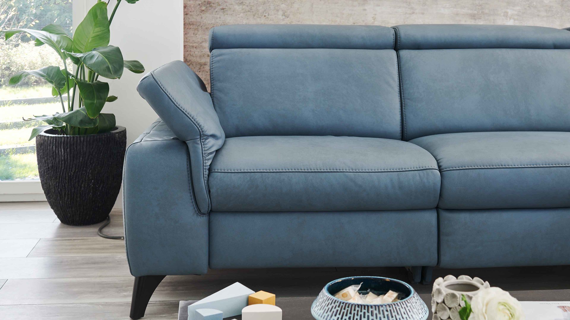 Funktion Steinpol polsteria aus Metall in Transparent Polsterprogramm Relaxa 6.0 Plus PSG XC - Armlehnverstellung Funktions-Mehrpreis