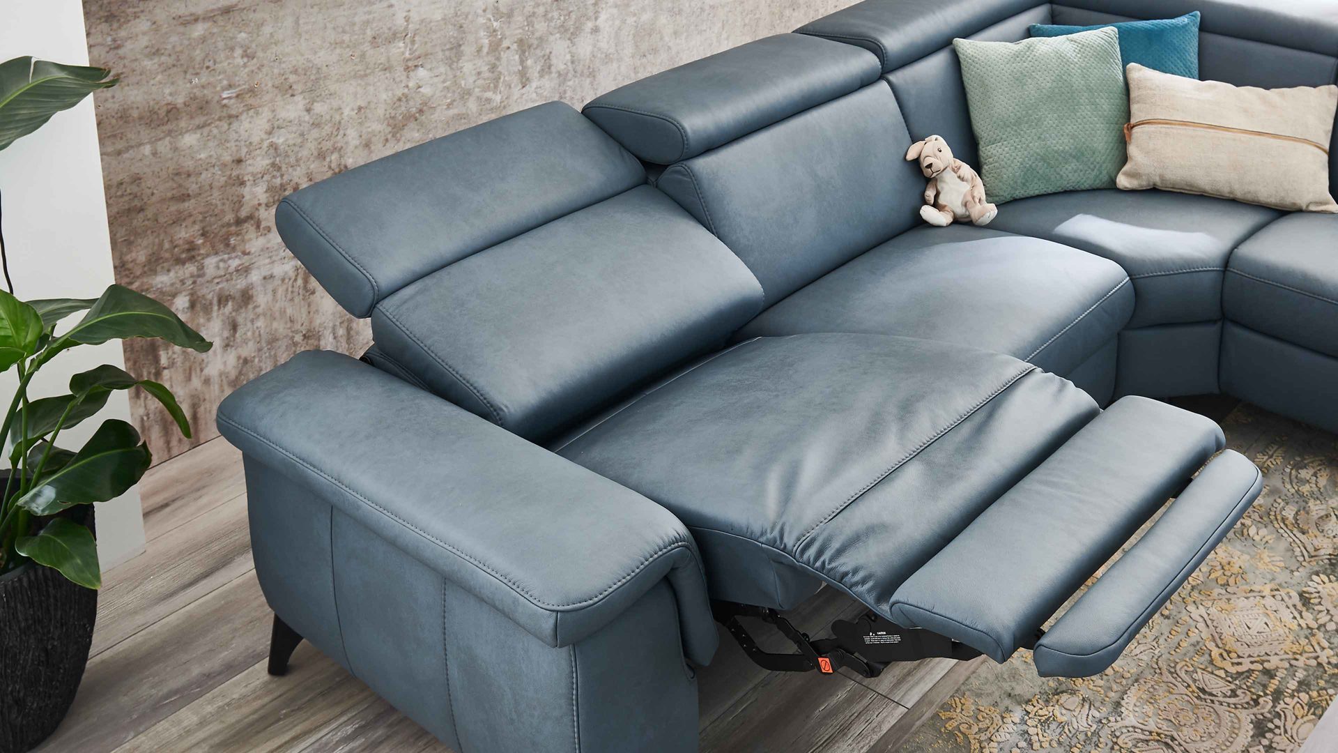 Funktion Steinpol polsteria aus Metall in Transparent Polsterprogramm Relaxa 6.0 Plus PSG XC - TV-Funktion Premium zwei Motoren