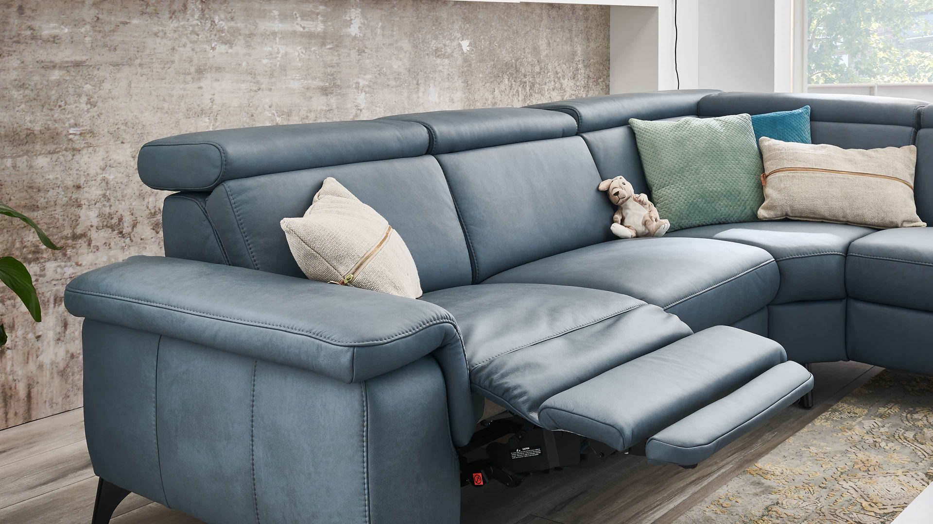 Funktion Steinpol polsteria aus Metall in Transparent Polsterprogramm Relaxa 6.0 Plus PSG XC - TV-Funktion ein Motor