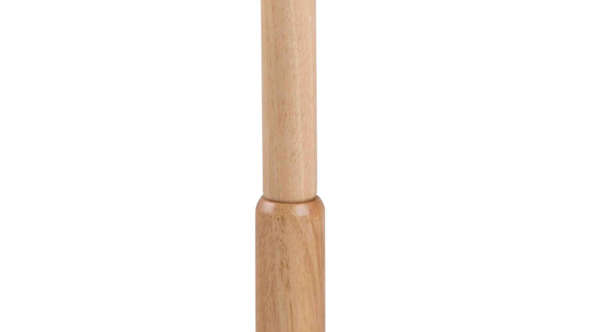Standgarderobe Actona group aus Holz in Holzfarben Kleiderständer bzw. Garderobe Bremen mit Kleiderhaken Rubberwood – Höhe ca. 177 cm