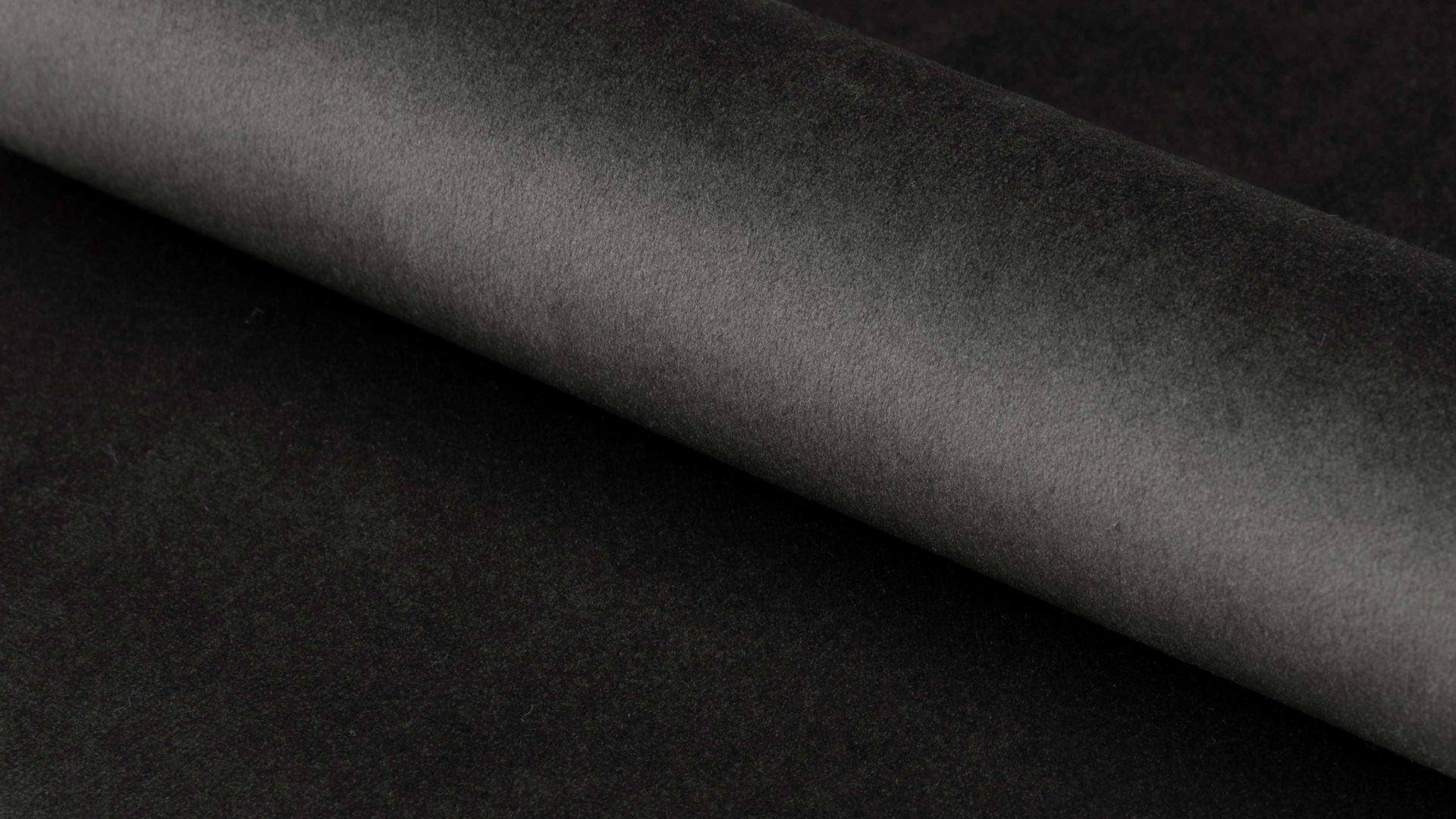 Vierfußstuhl Actona group aus Stoff in Anthrazit Armlehnstuhl Brooke graubrauner Samt Vic 73AC & schwarzes Metall